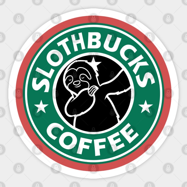 Slothbucks Sticker by Zorveechu